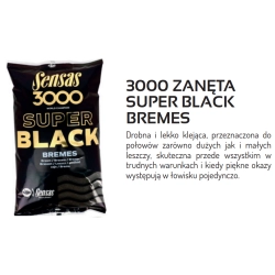 Sensas Zanęta 3000 Super Black Bremes 1kg